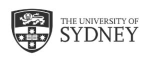 The university of Sydney Logo